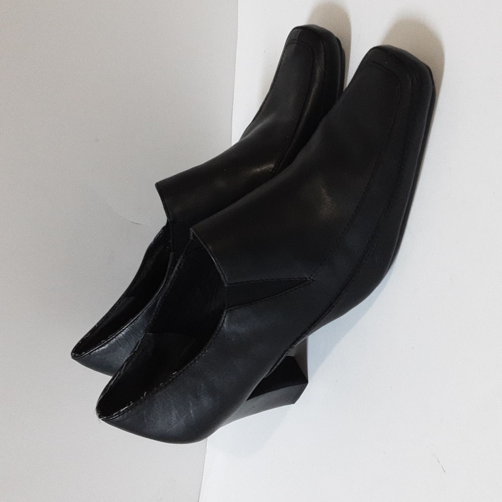 Aerosoles pump shoe vintage black leather women 11 slip on office casual y2k